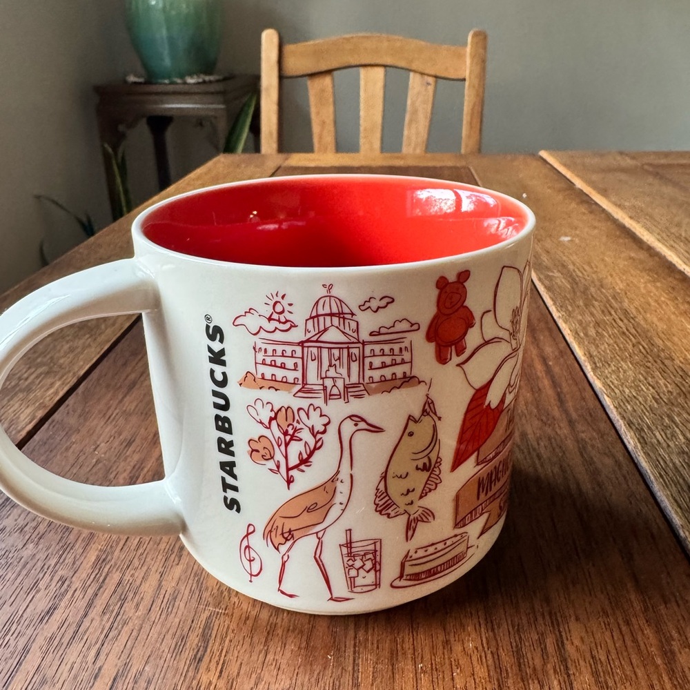 Starbucks Been There Mississippi Red Interior City Icons Ceramic Mug - Picture 2 of 2